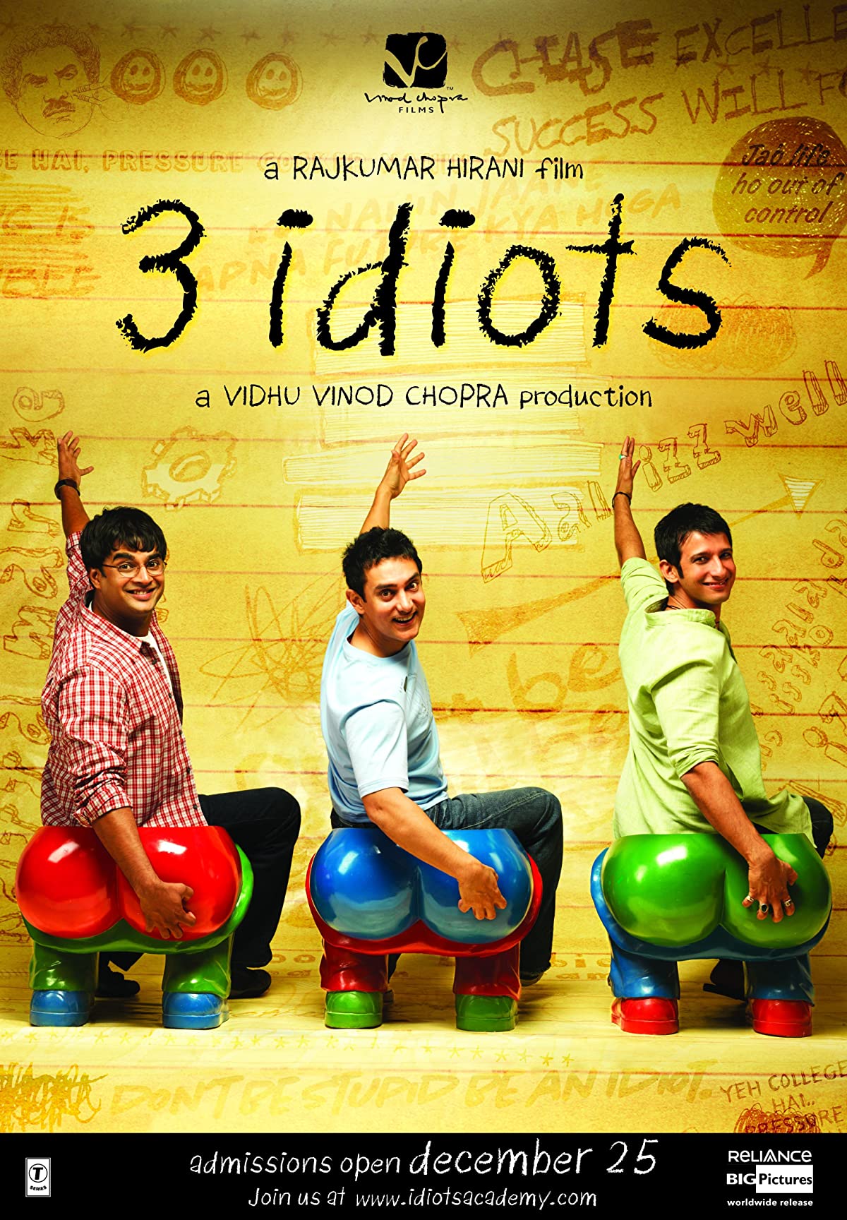 دانلود فیلم 3 Idiots 2009 دانلود فیلم 3 Idiots 2009